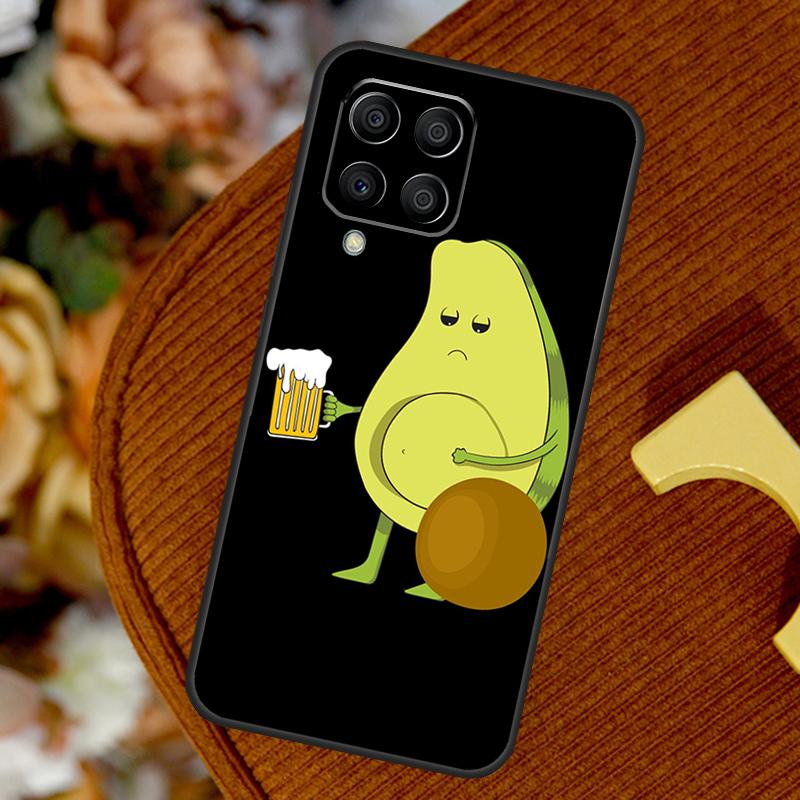 Funny Cartoon Avocado For Samsung Galaxy M14 M34 M54 M12 M32 M52 M53 M33 M13 M20 M15 M55 M31s M30s M21 M51 Case