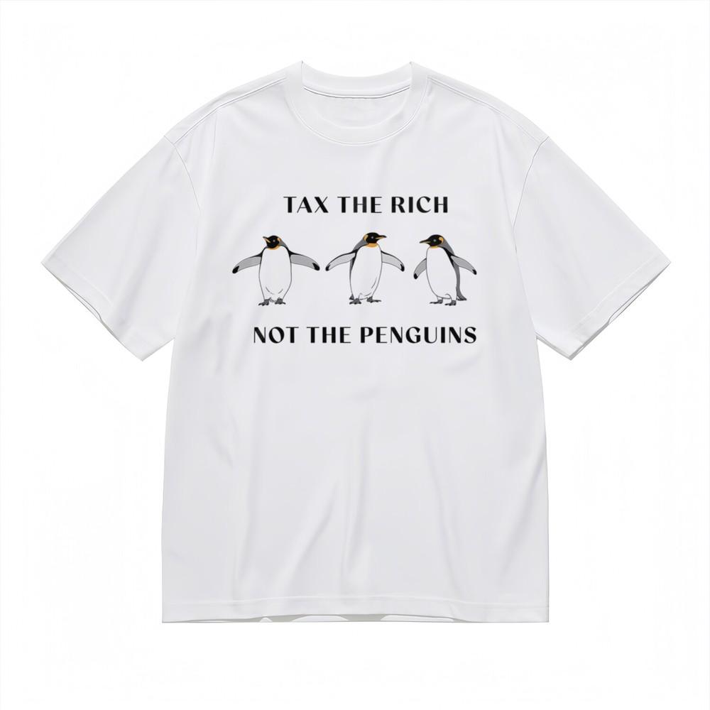 

Women s Fashion Slight Stretch Comfy Classic T-Shirt Penguin Graphic Design Tee XL