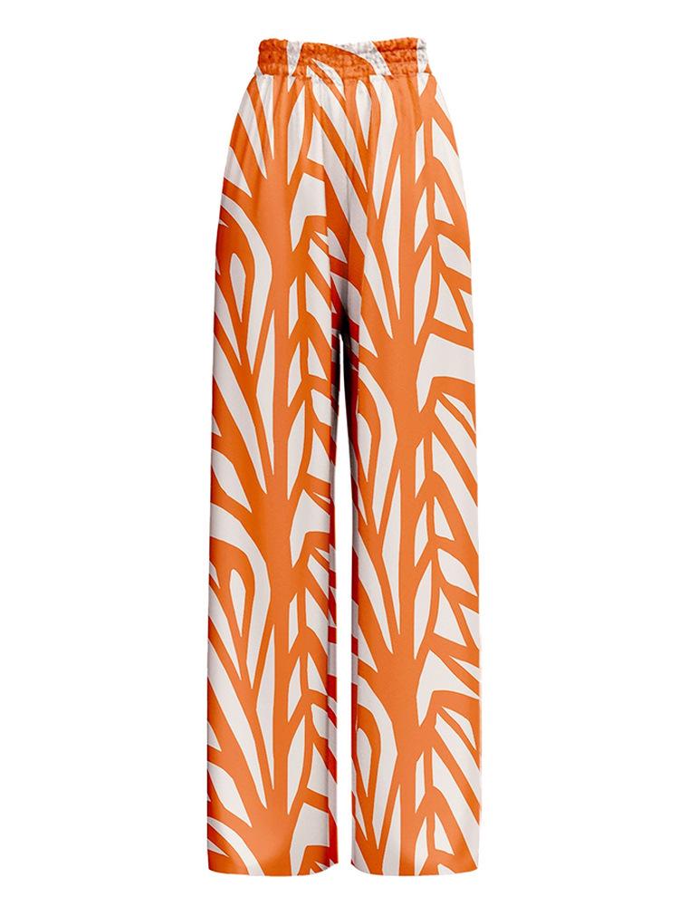 2025 Euro-American Fashion Three-Piece Striped Swimsuit with Cover-Up & Sun Protection