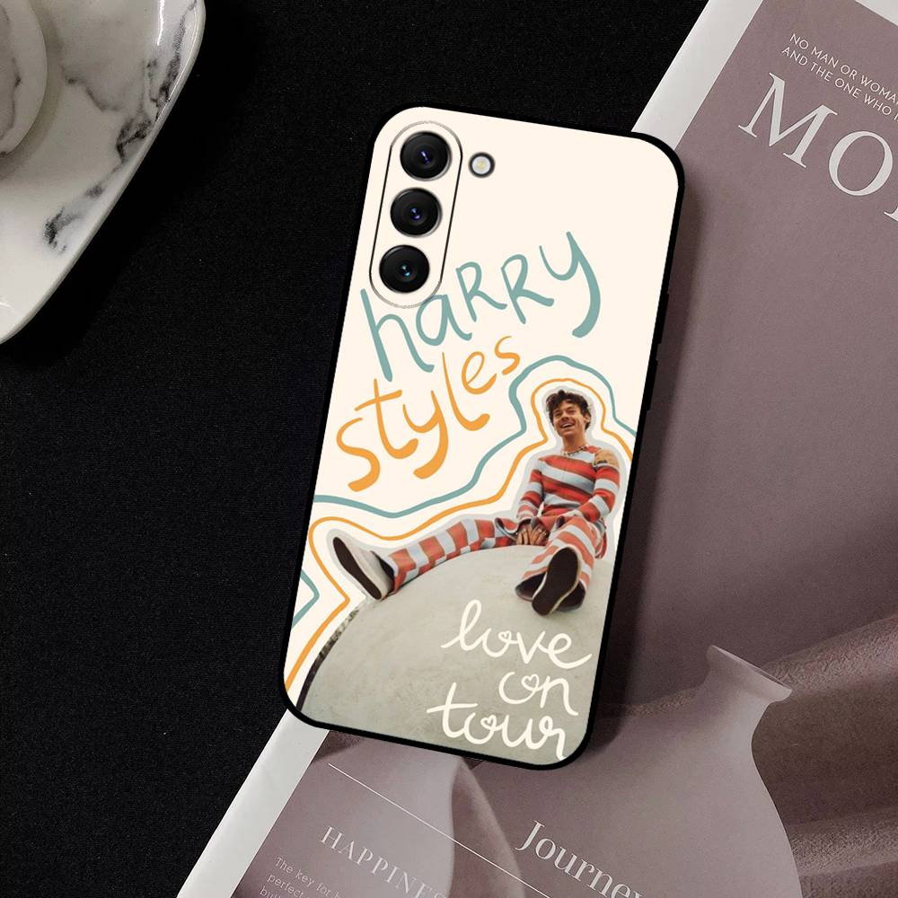 H-Harry E-Edward S-Styles Telefoonhoesje Voor Samsung Galaxy S21 S22 S23 S24ULTRA S25ULTRA FE Ultra Plus5G A52S Zachte Cover S21 s305G
