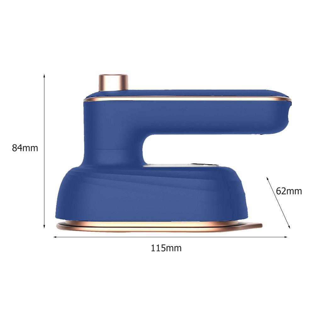 Mini Garment Steamer Steam Iron Rotatable Small Handheld Steamer for Clothes Wet Dry Use Household Hanging Iron for Home Travel