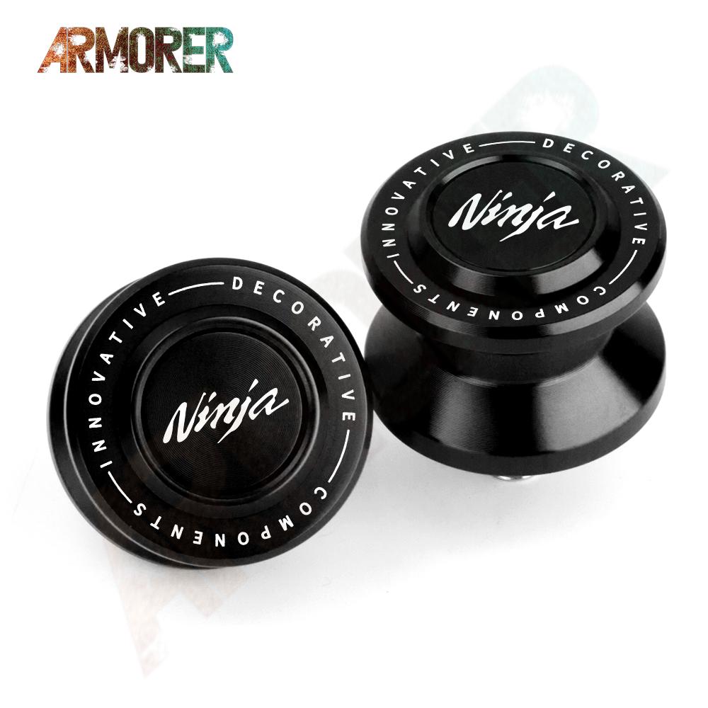 

Катушки маятника, слайдер, подставка, винт, аксессуары для мотоциклов для KAWASAKI NINJA ZX6R ZX10R NINJA 400 650 1000SX 1000 SX NINJA чёрный