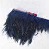 10Meters Leather Pink Rooster Neck Hackle Feather Trim Ribbon Pheasant Feathers Fringe For Crafts Plume Decoration Decor Plumas