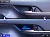 BRIGHTZ Camry Stainless Steel Inner Door Handle Set AXVH70/AXVH75 Covers, Blue, 4-Piece [INS-DHC-332]