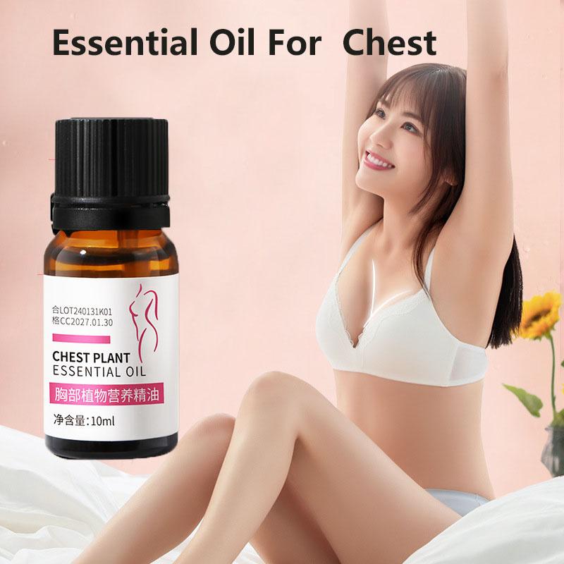 10ml Botanical Nourishing Oil for Women's Chest Moisturizes Skin Smooths Skin Women's Skincare Plant Extracts