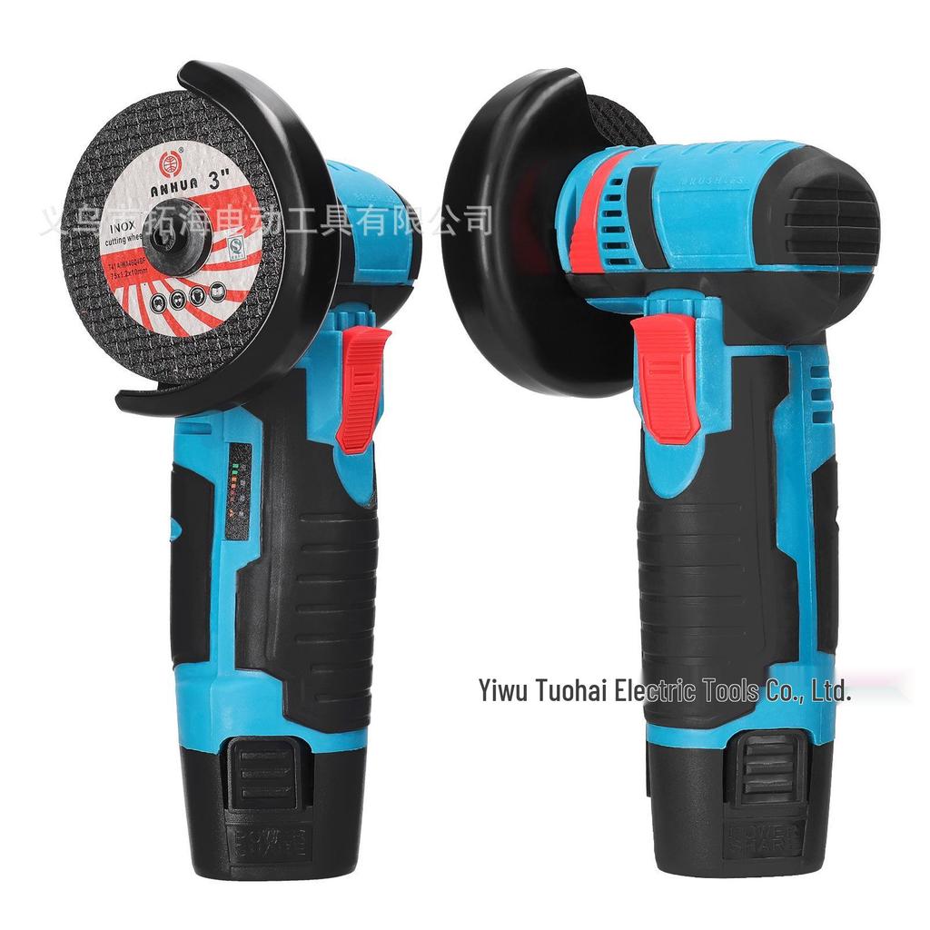 Lithium Battery Brushless Angle Grinder & Cutting Machine with Pistol Grip