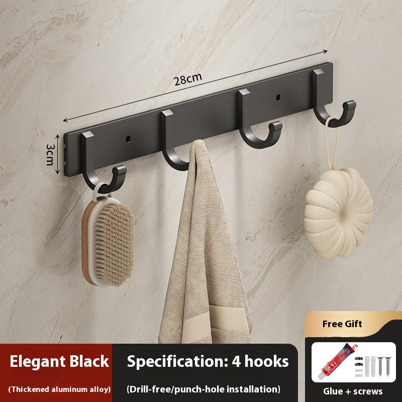 Metallhaken Starker Klebehaken Wandmontage Badezimmerwand Ohne Bohren Küche Badezimmer Kleiderhaken Tragfähiger Klebehaken