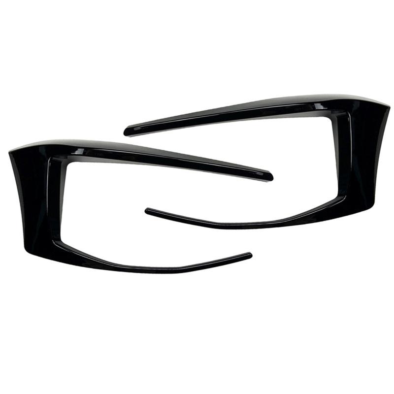 Rear Bumper Splitter Canard Fog Lamp Light Trim For VW For Golf 7 MK7 GTI R GTD 2012 2013 2014 2015