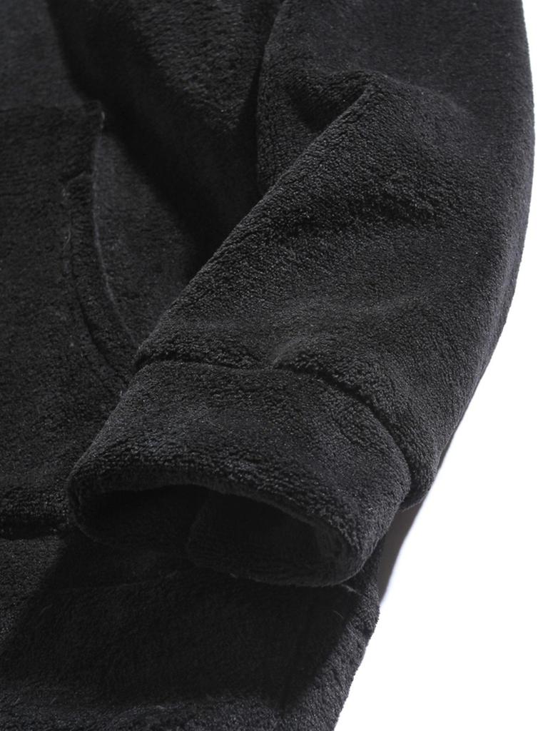 Beliebter Unisex Plüsch-Hoodie für Herbst/Winter – Lässige lockere Passform für Zuhause und Draußen