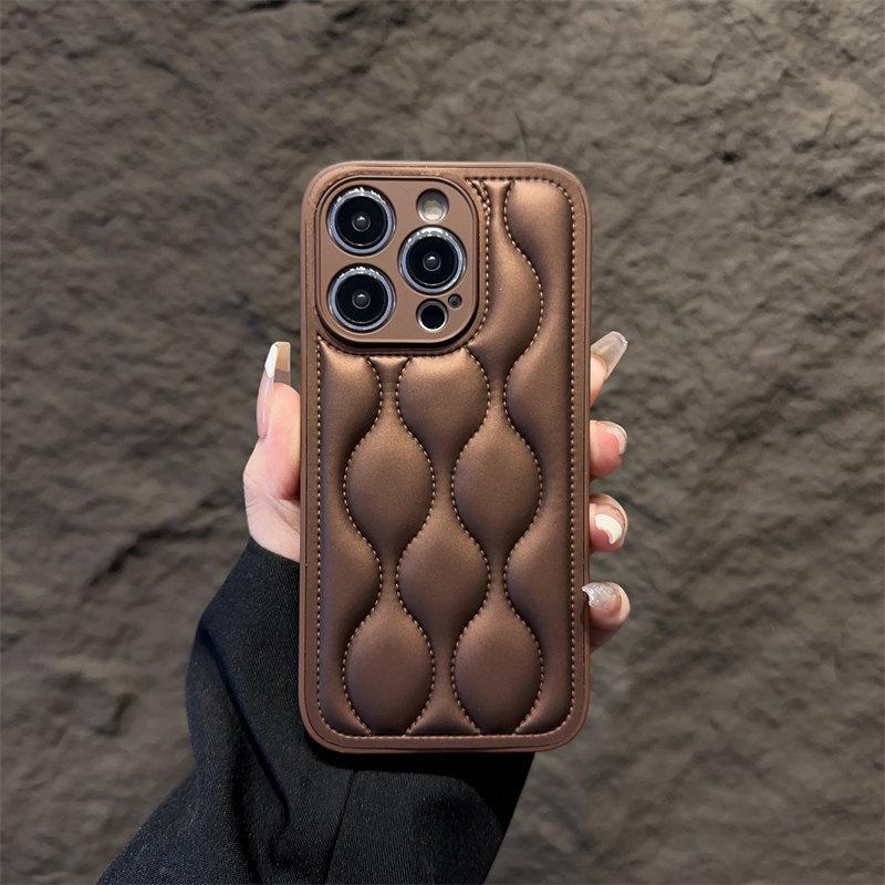 

Роскошный пуховый чехол Ripple для iPhone 15, 14, 13, 12, 11 Pro Max 14, 15 Plus, комплексный защитный чехол от падения с высоты iPhone 12 Pro Max