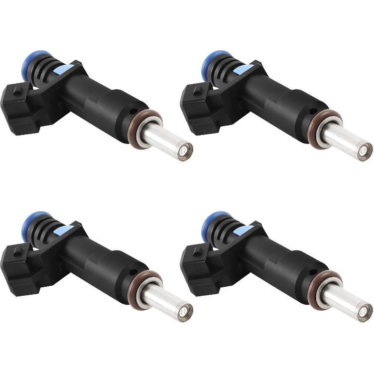 Fuel Injector Set 4Pcs 8Holes, Compatible with 2011-2016 Chevrolet Cruze Sonic Cruze Limited 1.8L L4 Engine, Replace# FJ1153 25185231