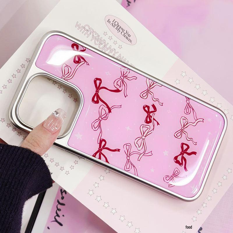 Zhitai Electroplated Silver Edge Drip iPhone 15 Pro Max & Huawei P70 Case