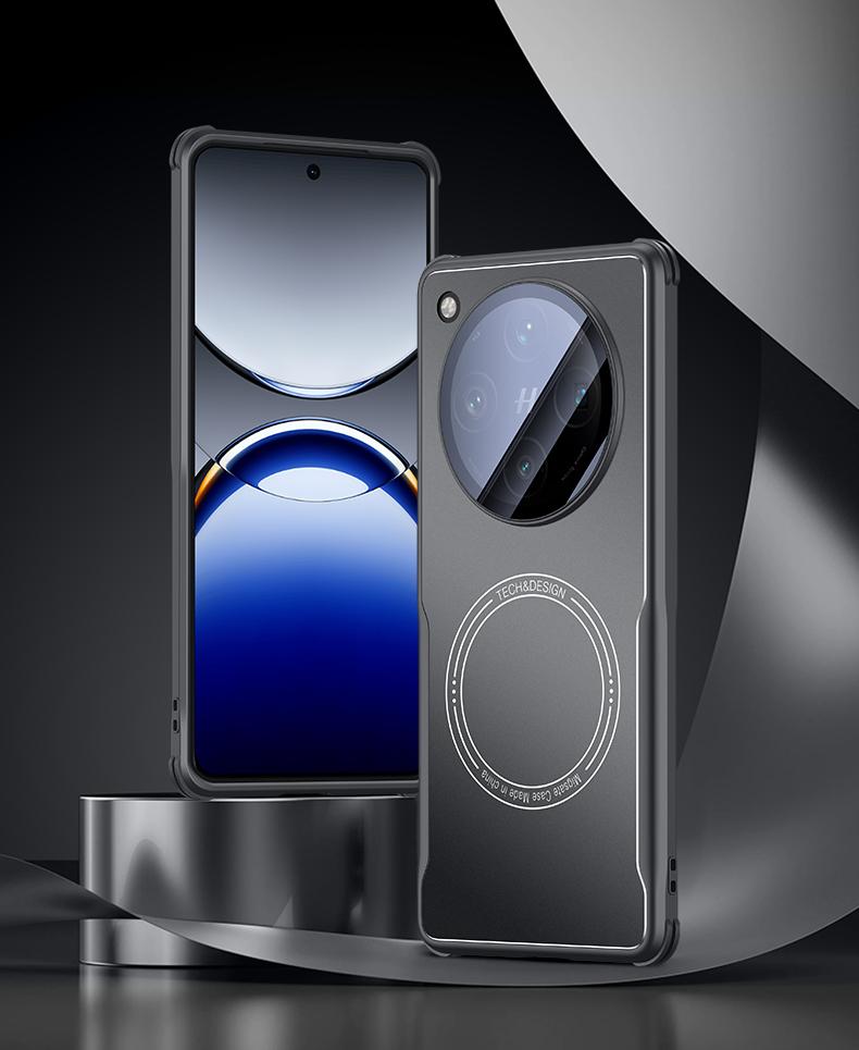 Для OPPO Find x8 Find x8 Pro Find x7 Ultra Find x7 Магнитный чехол для телефона, чувствительный к коже Find x8 Pro чёрный
