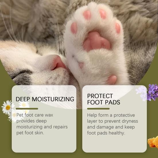 Pet Paw Balm Natural Moisturizer Protective Cream Pet Nose Protector Crack Feet