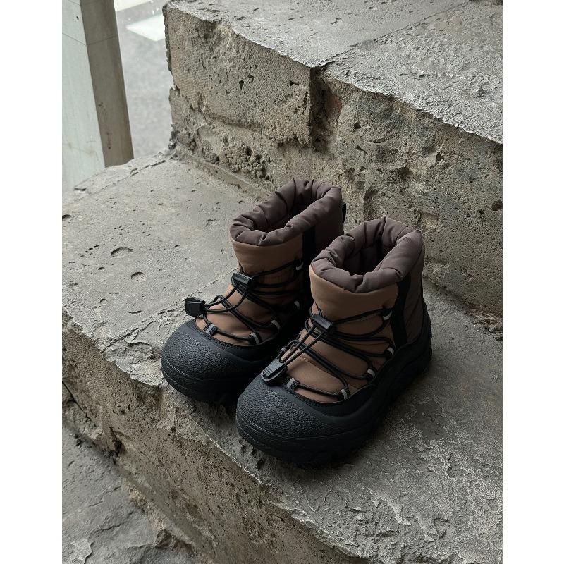 Children's Waterproof Thick-soled Snow Boots for Boys and Girls, Casual Cotton Shoes for Kids