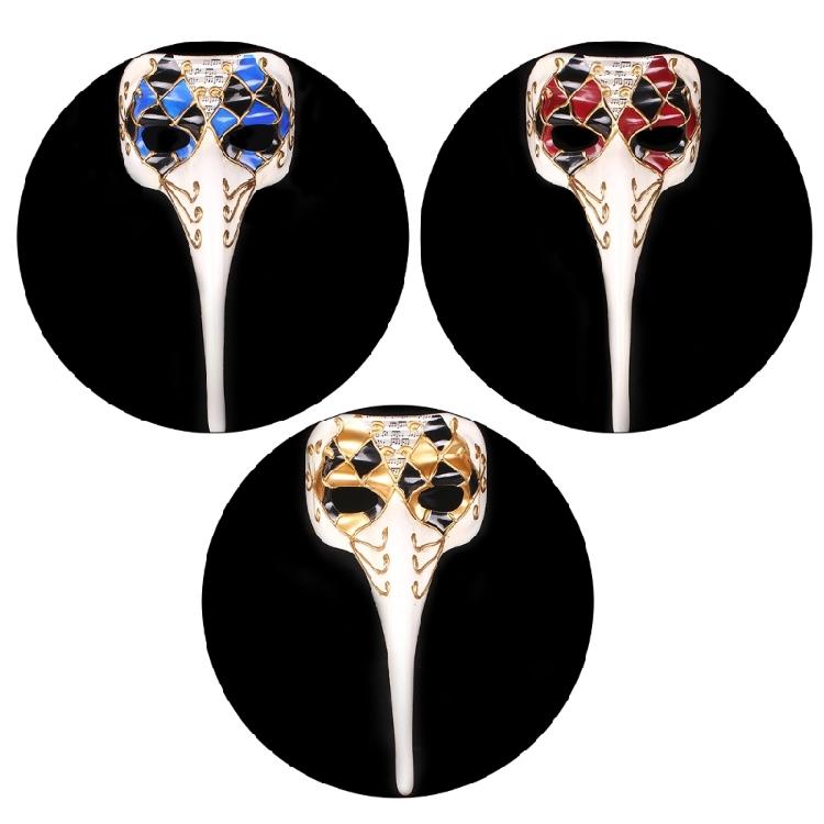 Party Mask Halloween Cosplay Mask Masquerade Mask Venice Mask Long Nose Full Face Mask for Carnivals Christmas Party