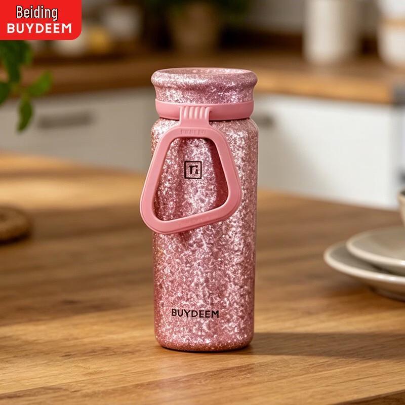 Buydeem 450ml Pure Titanium Portable Thermos Cup