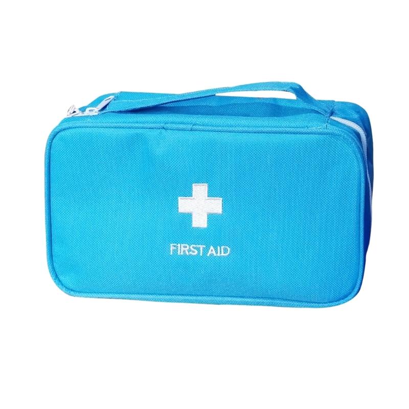Tragbare Aufbewahrungstasche mit Griff Mehrzweck-Erste-Hilfe-Set-Organizer für Auto, Werkstatt, Sport, Abenteueraktivitäten