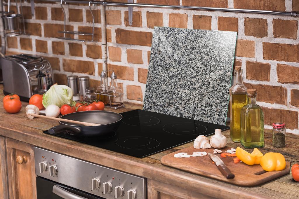 SZKLANA PŁYTA OCHRONNA NA KUCHENKĘ 50x52 GRANIT