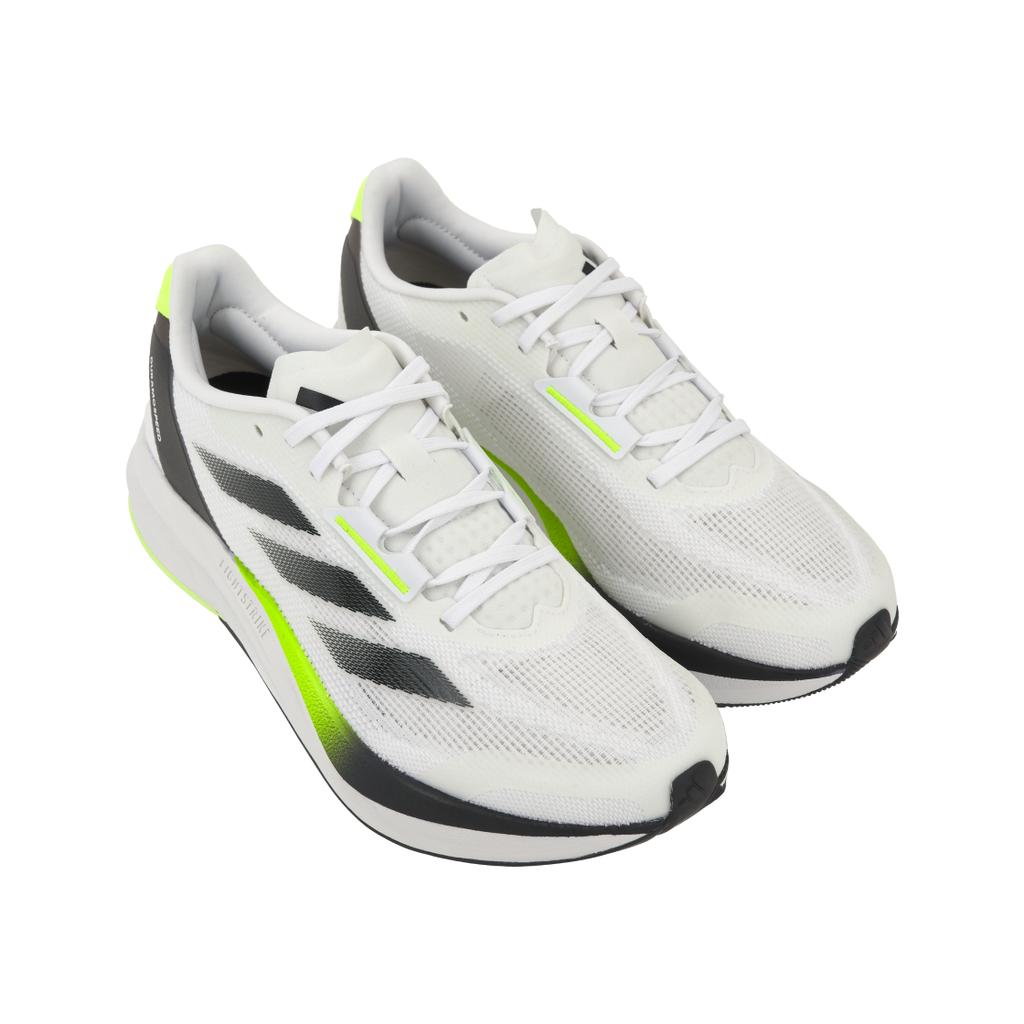 adidas Duramo Speed White Aurora Black Men Sneakers Cloud-White Core-Black ID8356