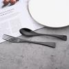 304 Stainless Steel 24Pcs/Set Gold Dinnerware Set Steak Knife Fork Coffee Spoon Cutlery Set Kitchen Tableware Silverware Set