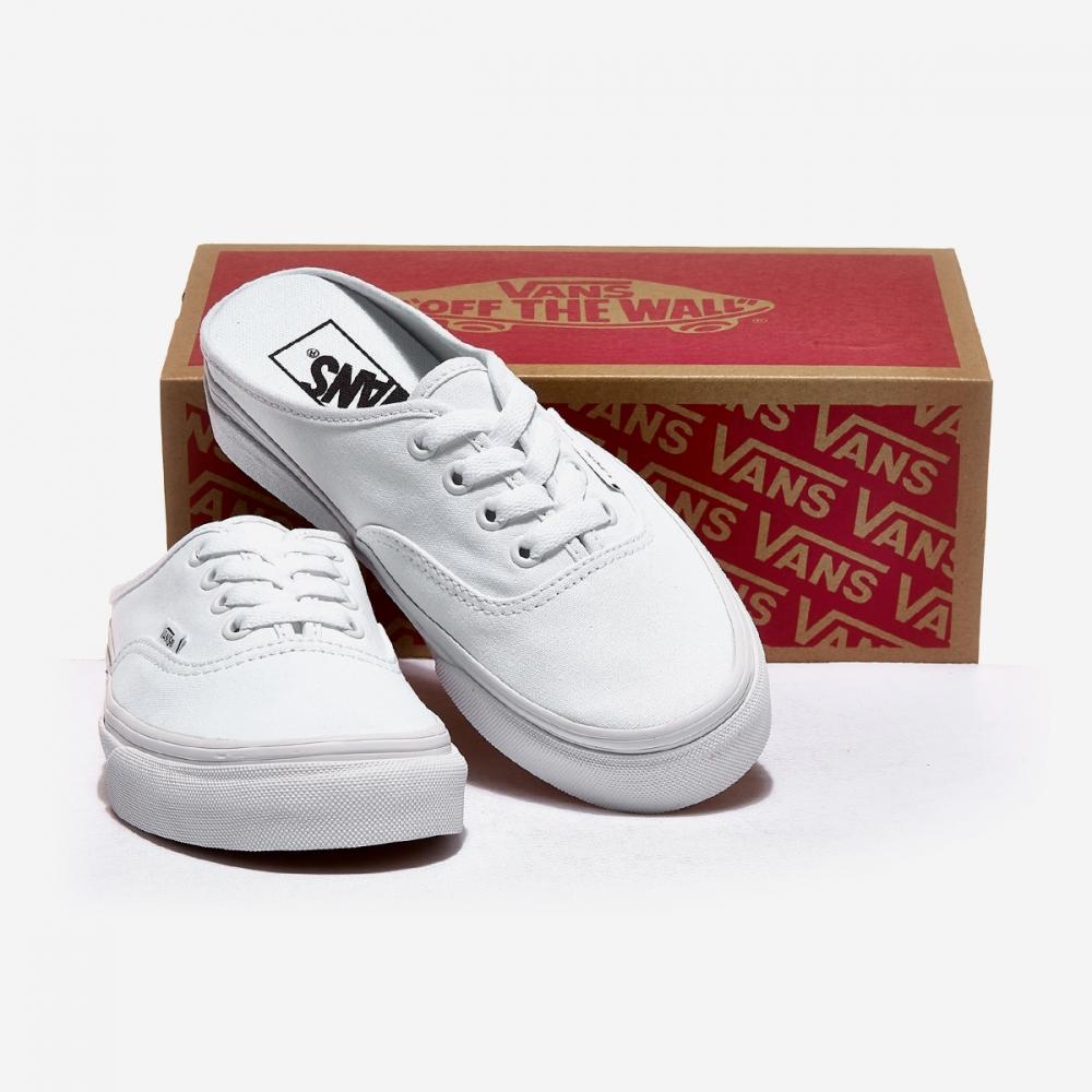 Vans Authentic Mules   True White True White Vn0a54f7qlz True White True White