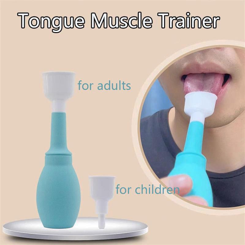 New Tongue Sucker Tongue Muscle Trainer Tongue Puller Tongue Pronunciation Trainer Set for Kids and Adults