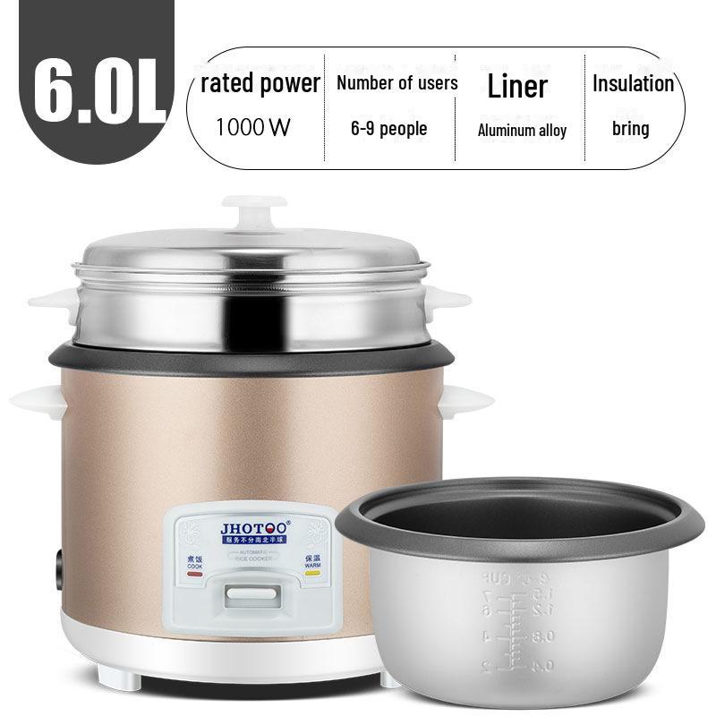 Compact Multi-Function Rice Cooker for Single-Person Use - Genuine Steaming Pot