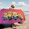 Classic Movie M-Minion Microfiber Printed Beach Towel Mountain Climbing Yoga Beach Swimming Running Absorbent Soft Towel