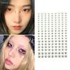 Metallic Fake Piercing Stickers,Self-Adhesive Face Jewels,Non-Pierced Nose Lip Eyebrow Studs for Makeup,Party,Rave,Cosplay