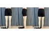 European-American Slim Fit Ripped Black Denim Shorts - Casual Low Waist Jeans