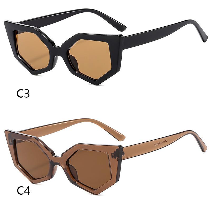 Irregular Sexy Cat Eye Sunglasses Women Men Personality Premium Feel Sun Glasses Daily Commute Travel Glasses