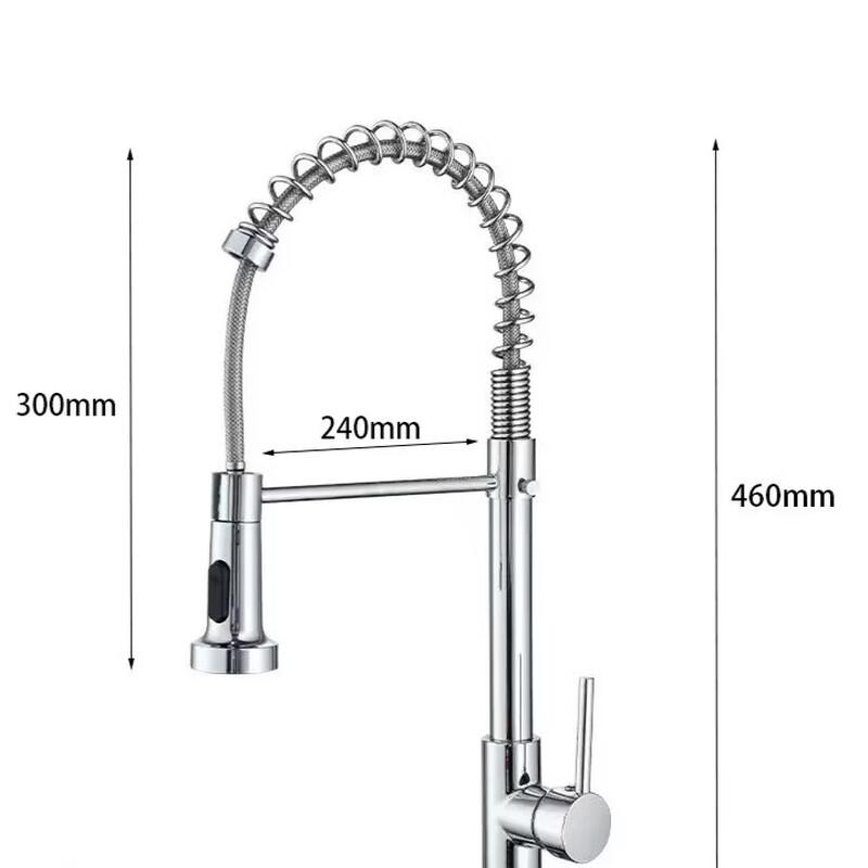 TLXT Stainless Steel Kitchen Faucet