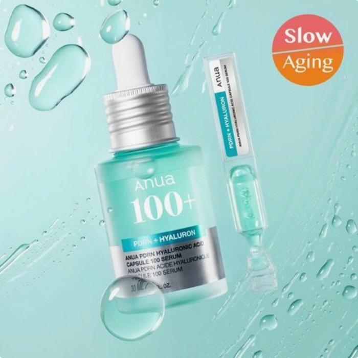 

[lovelyk] Anua PDRN Гиалуроновая капсула 100 сыворотка 30 мл набор (+1мл*10шт.) 30ml+1ml*10ea