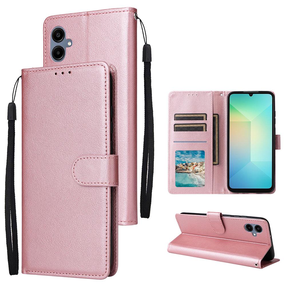 For Samsung Galaxy A06 4G Case Wallet Stand View PU Leather Phone Cover