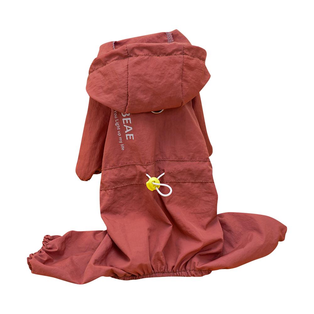 Dog Clothes Jacket  Series Windproof Raincoat Waterproof Dog Outdoor Jumpsuit  lightweight Puppy Costumes