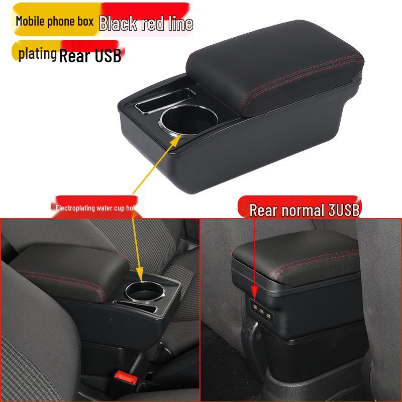 Universal Car Central Armrest Storage Box