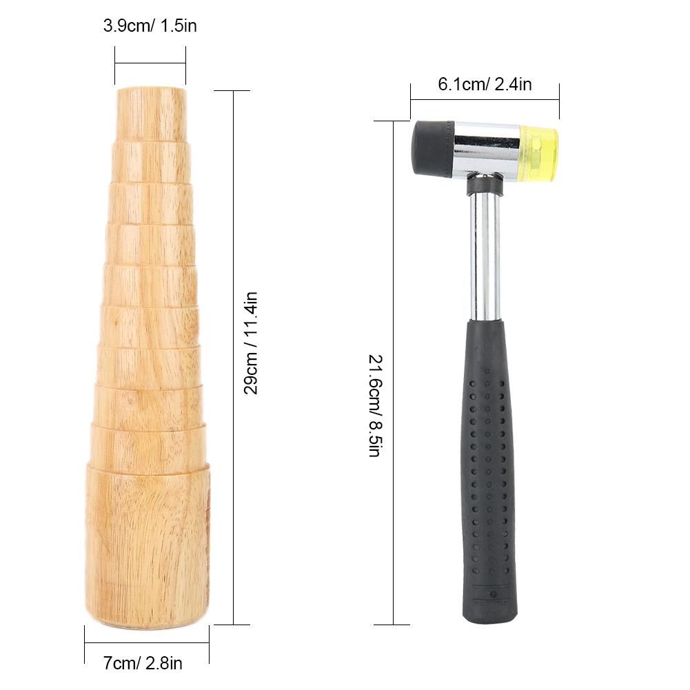 Bracelet Making Stick Bangle Mandrel Hammer Tool Set Jewelry Making Tool( )