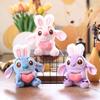 Rabbit Plush Ears Pendant Bag Hanging Decoration Keychain Toy Gift Doll