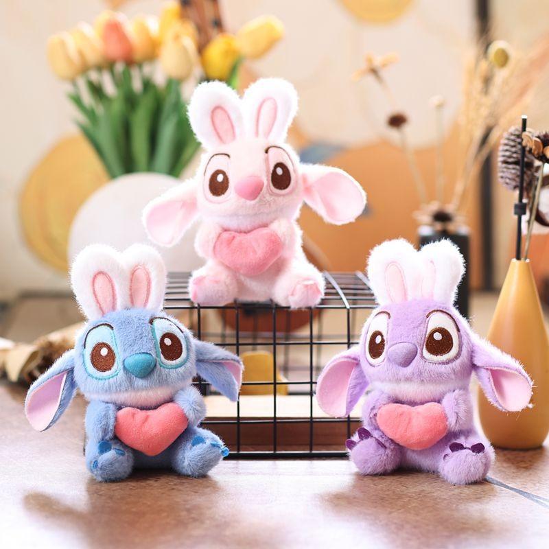 Rabbit Plush Ears Pendant Bag Hanging Decoration Keychain Toy Gift Doll