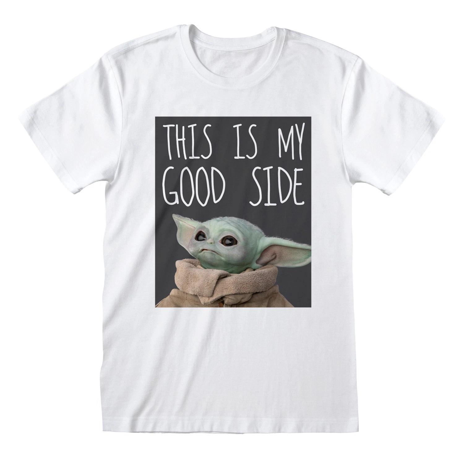 Футболка мужская унисекс Mandalorian Baby Yoda The Child Good Side 2XL