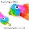 Adjustable Sound Octopus Cat Toy Mint Plush with 1.5ft Elastic Rope Interactive Pet Supplies for Cute Design Cats Playing Toy