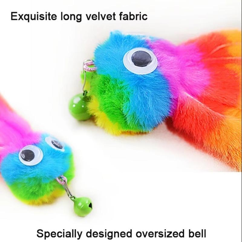 Adjustable Sound Octopus Cat Toy Mint Plush with 1.5ft Elastic Rope Interactive Pet Supplies for Cute Design Cats Playing Toy