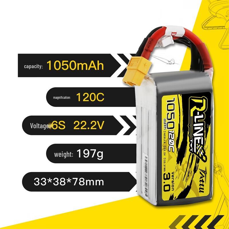 Gens Ace Gold Brick FPV LiPo Battery LINE3.0
