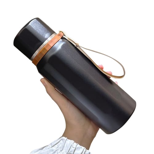 Rust-Resistant, High-Quality Stainless Steel MYEEDA Water Bottle, 750ml, Insulated Stainless Steel Mug, Easy to Clean, Coffee Water Bottle for Boys an