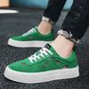 2025 New Green Canvas Shoes Summer Comfortable Wear-resistant Versatile Board Shoes Trendy Men's Casual Vulcanized Shoes Tenis