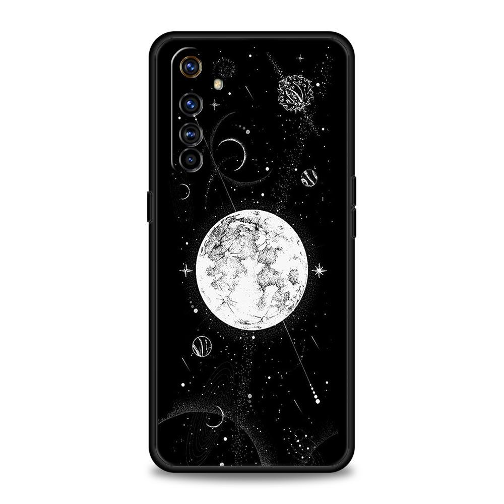 Planet and starry sky art Phone Case For Realme 12 11 10 9 8 5G 7 6 GT5 GT3 GT2 Pro Plus C21 C11 C25 C35 GT Neo 2 3 3T 5 Cover