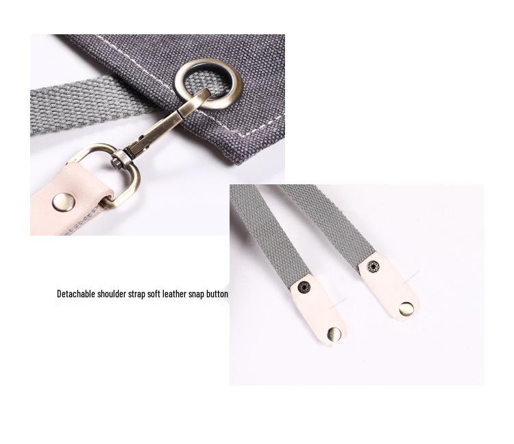 Canvas Denim Apron for Florists, Coffee Shops, and Restaurants - New Fashion Style for Baking & Work.
