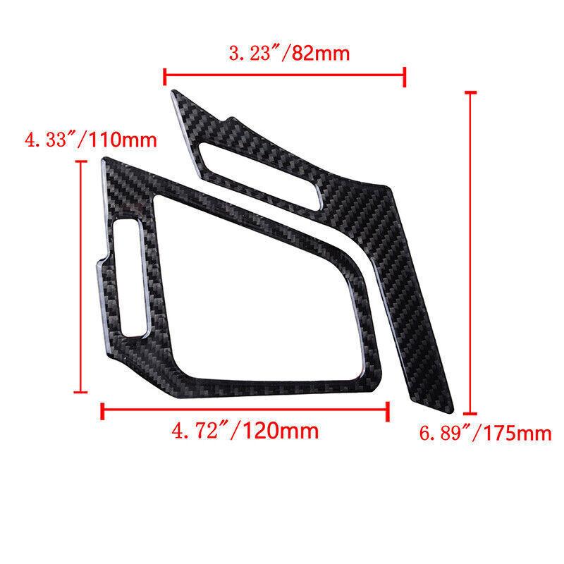Real Carbon Fiber Interior Air Conditioner Trim For Honda Civic 10th 2016~2020*