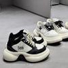 Incredible Slimming & Height Boost: Women's Thick-Soled White Sneakers
